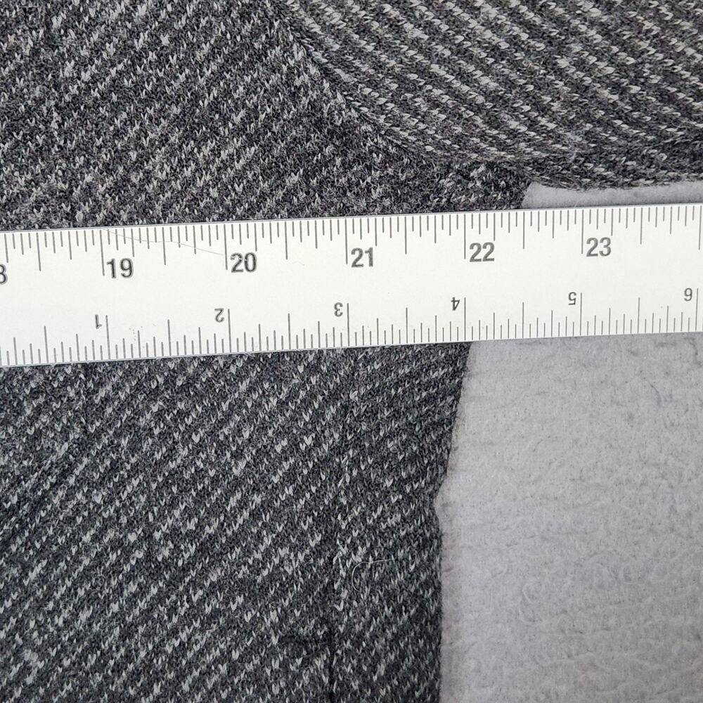 Banana Republic Shirt Jacket Mens Small Gray Herringbone Button Front Lined - Picture 3 of 16